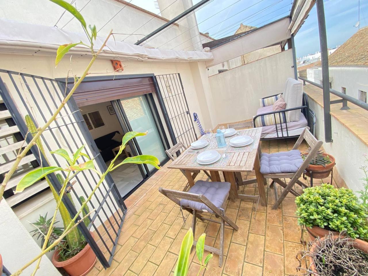 サンルーカル・デ・バラメダDuplex En Casco Historico, Terraza, Garaje, Wi-Fiアパートメント エクステリア 写真