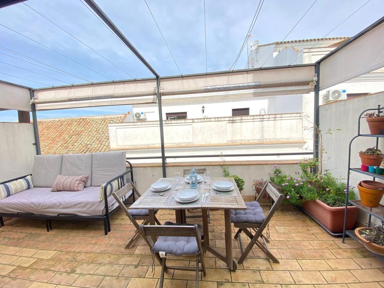 サンルーカル・デ・バラメダDuplex En Casco Historico, Terraza, Garaje, Wi-Fiアパートメント エクステリア 写真